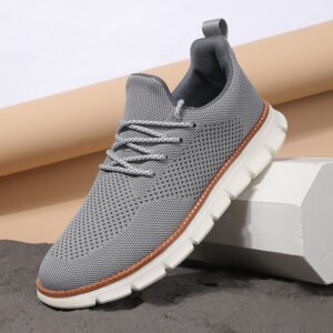 Men's Fashionable Flying Woven Surface Breathable Sneaker